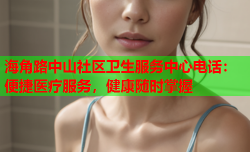 海角路中山社区卫生服务中心电话：便捷医疗服务，健康随时掌握