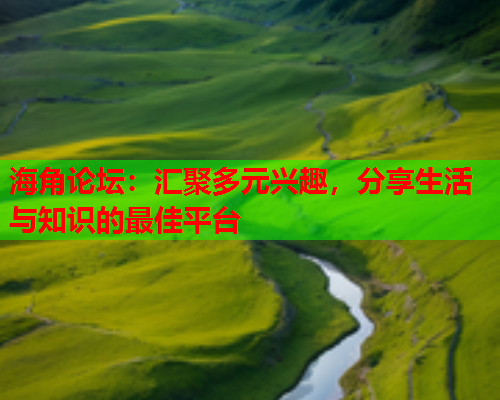 海角论坛：汇聚多元兴趣，分享生活与知识的最佳平台  第1张